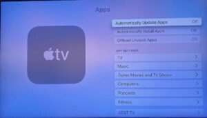 apple tv app auto update